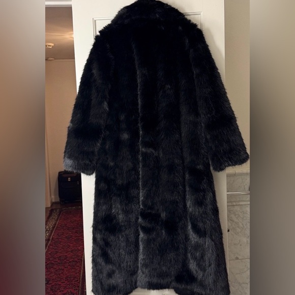 GAP Faux Fur Long Coat - Picture 9 of 13